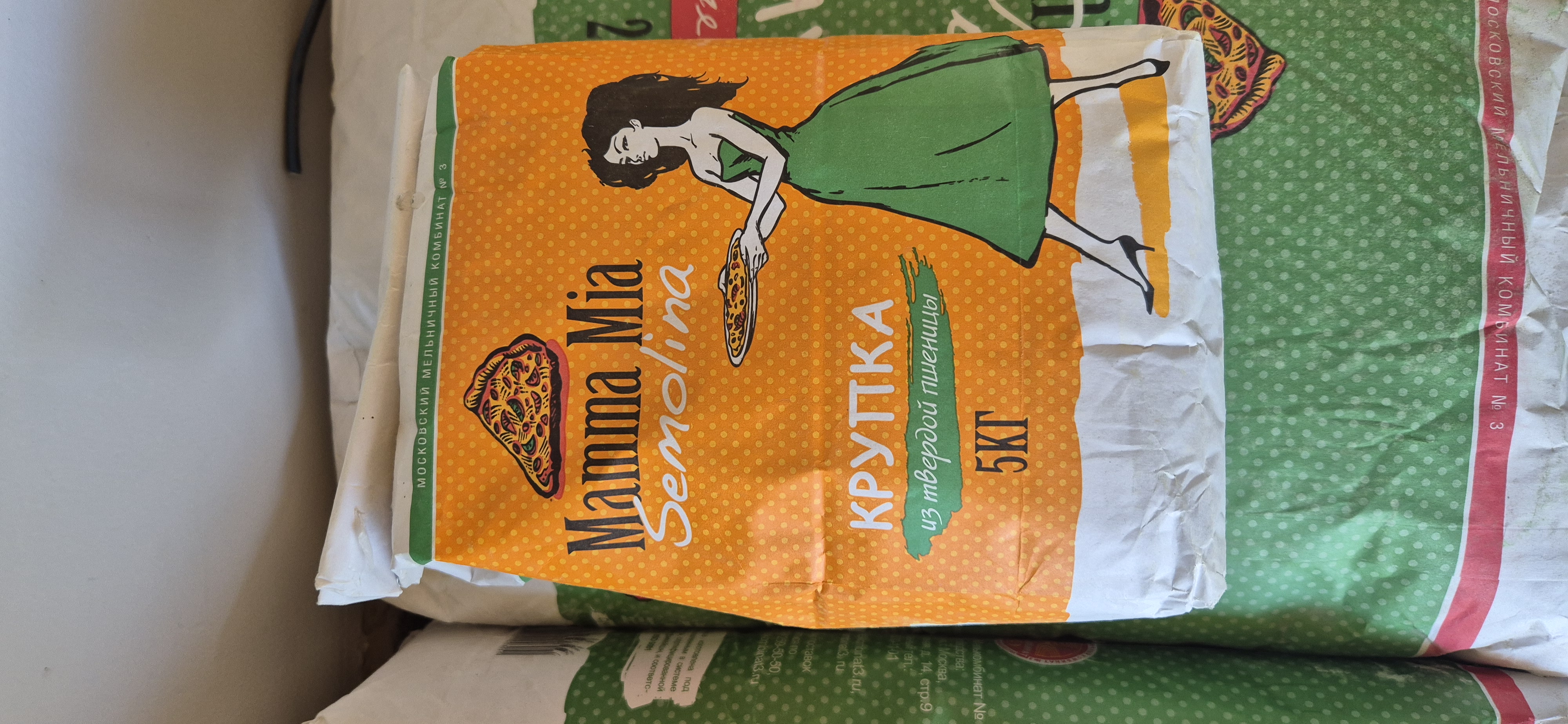 Мука из твердой пшеницы для макронных изделий высший сорт 5кг thumbnail